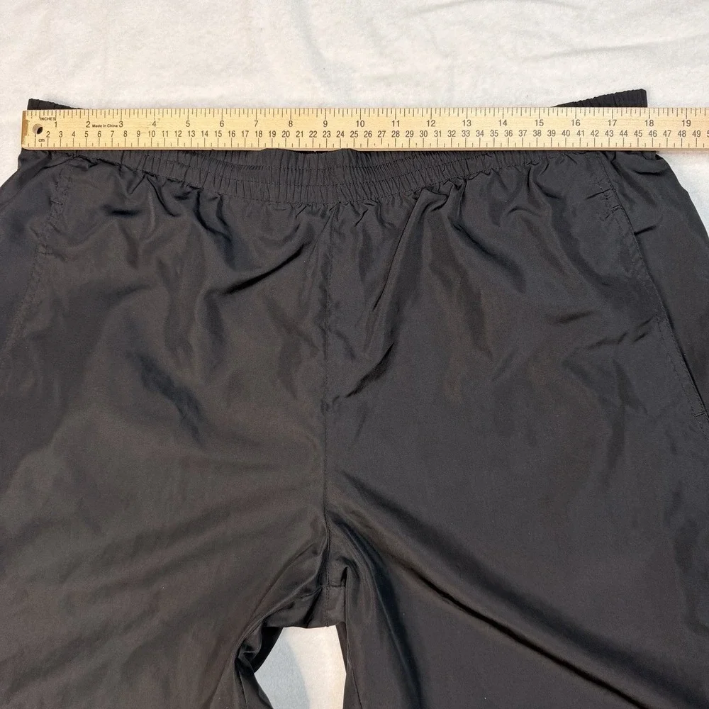 Champion Vintage Men's Black Athletic Track Pants‎ Joggers Zip Ankle L